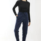 NAUTICA - מכנסי טרנינג עם לוגו רקמה בצבע נייבי - MASHBIR//365 - 4