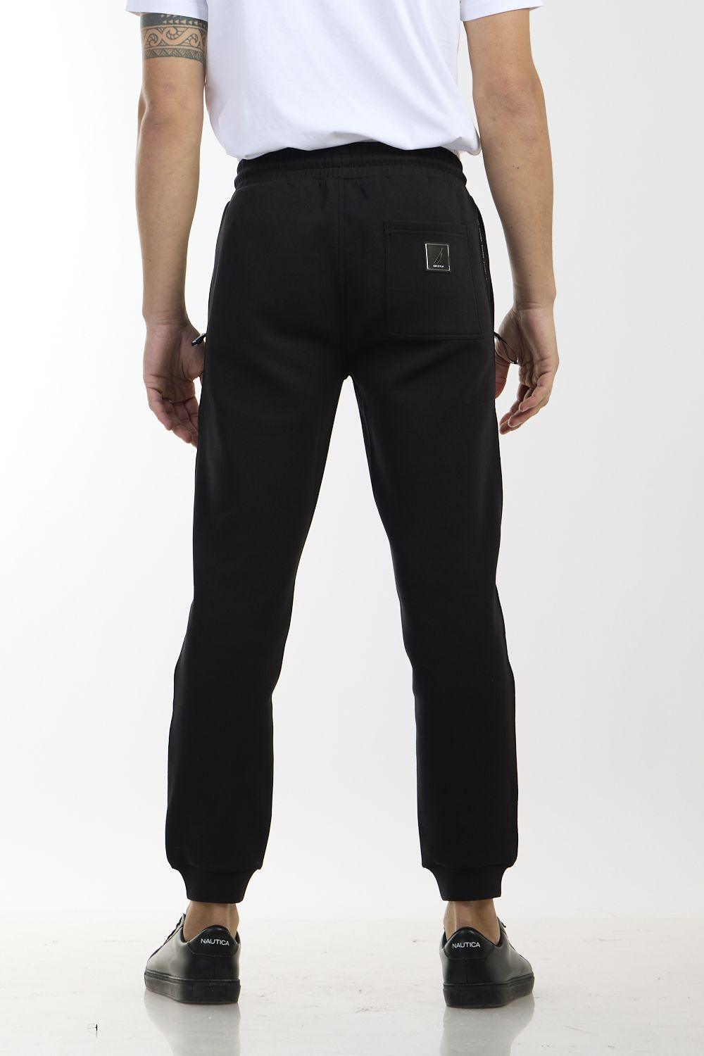 NAUTICA - מכנסי טרנינג ספורטיביים בצבע שחור - MASHBIR//365