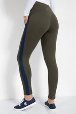 NAUTICA - מכנסי טרנינג STRIPE ירוק זית - MASHBIR//365