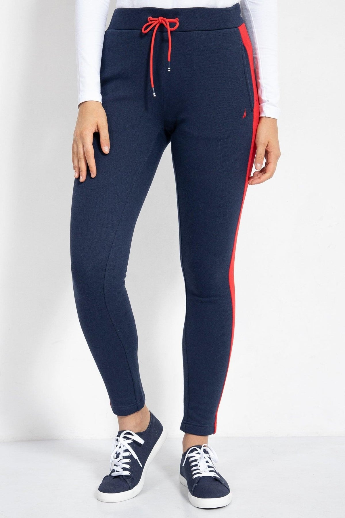 NAUTICA - מכנסי טרנינג STRIPE נייבי - MASHBIR//365