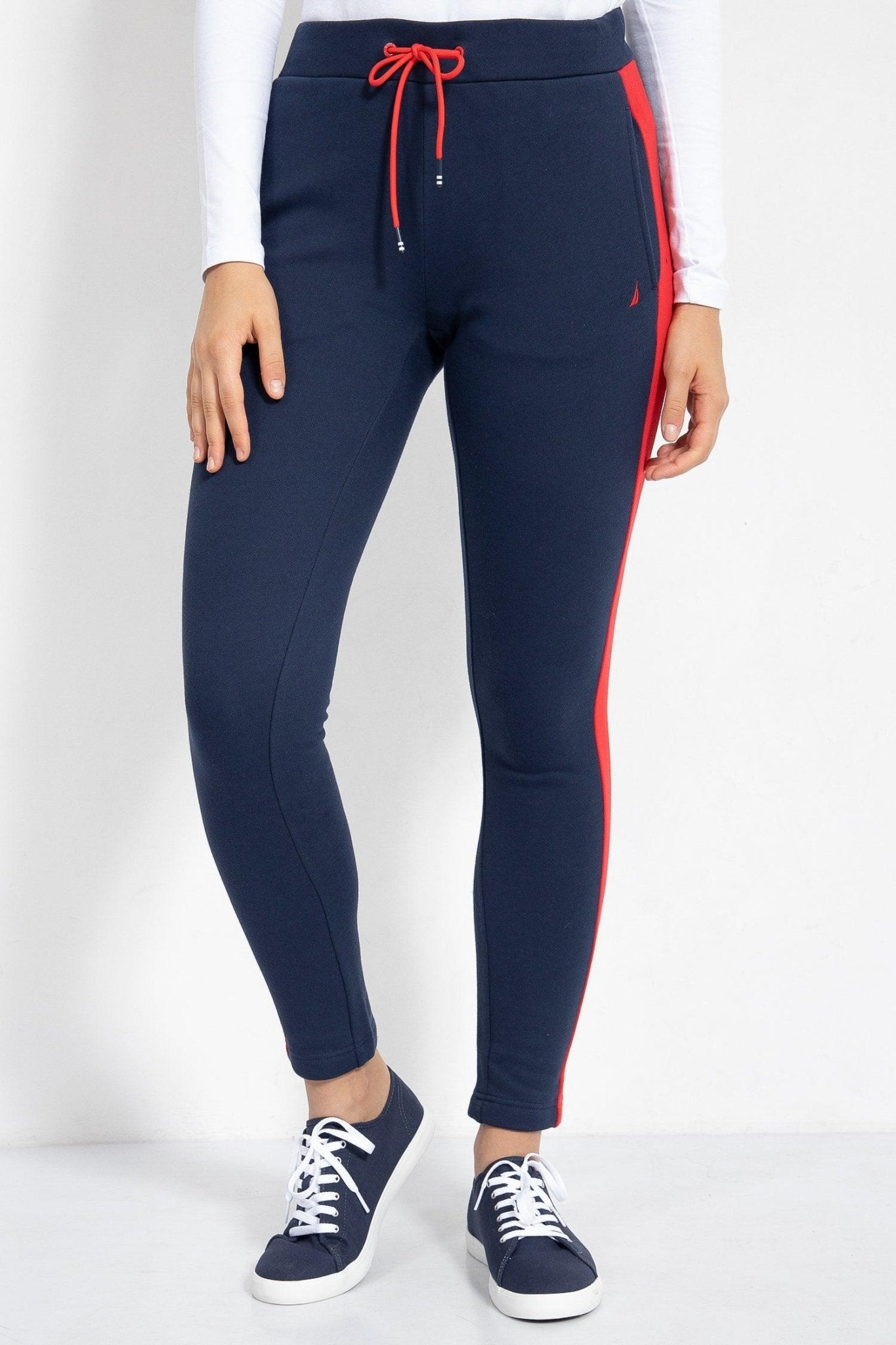 NAUTICA - מכנסי טרנינג STRIPE נייבי - MASHBIR//365