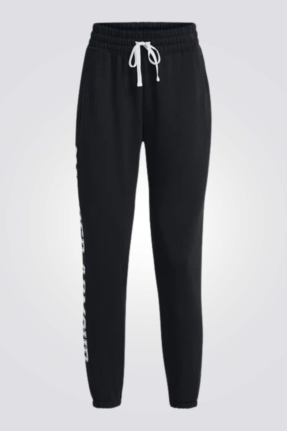 UNDER ARMOUR - מכנסי ספורט ארוכים לנשים בצבע שחור - MASHBIR//365