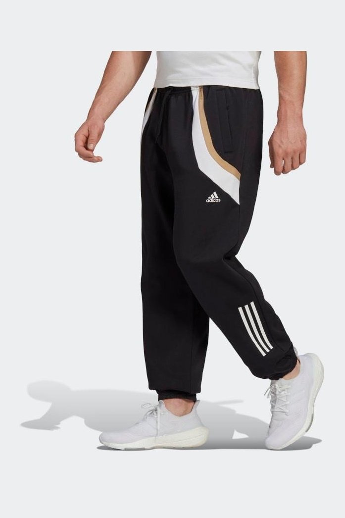 ADIDAS - מכנסי SW FLEECE BLACK WHITE - MASHBIR//365