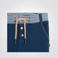 OBAIBI - מכנסי תינוקות בכחול עם חגורת גומי מפוספסת - MASHBIR//365 - 3