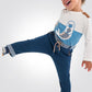 OBAIBI - מכנסי תינוקות בכחול עם חגורת גומי מפוספסת - MASHBIR//365 - 1
