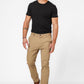 KENNETH COLE - מכנסי כותנה בצבע בז' - MASHBIR//365 - 5