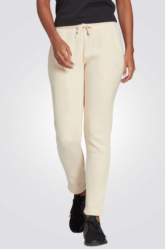 ADIDAS - מכנסיים ארוכים ALL SZN לנשים בצבע שמנת - MASHBIR//365