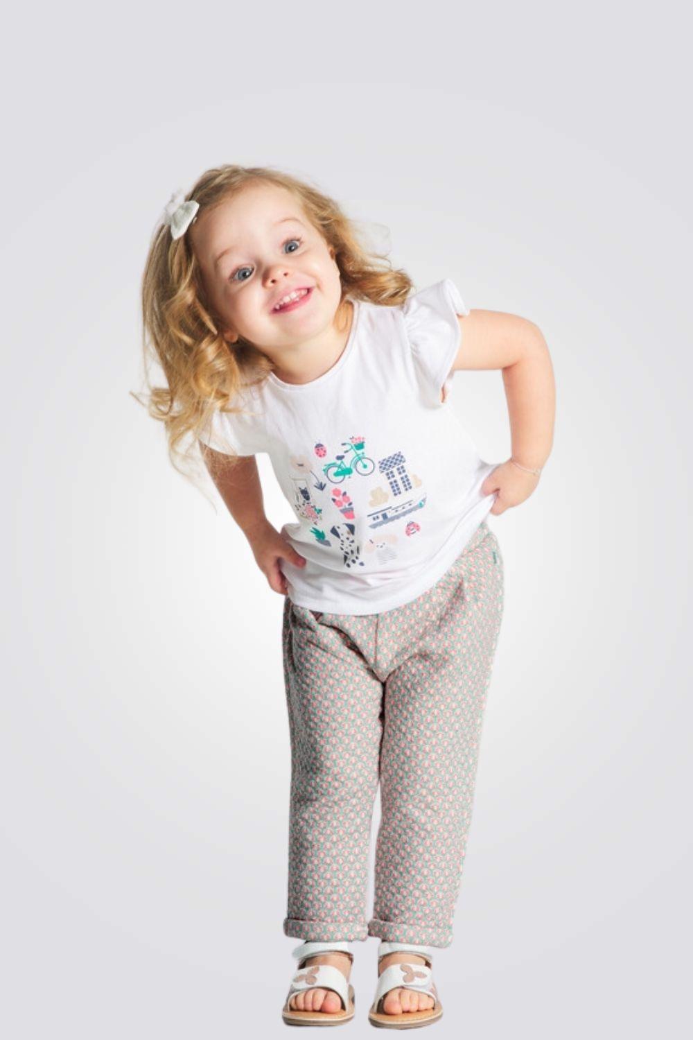 OBAIBI - מכנסיים ארוכים בצבע מנטה לתינוקות - MASHBIR//365