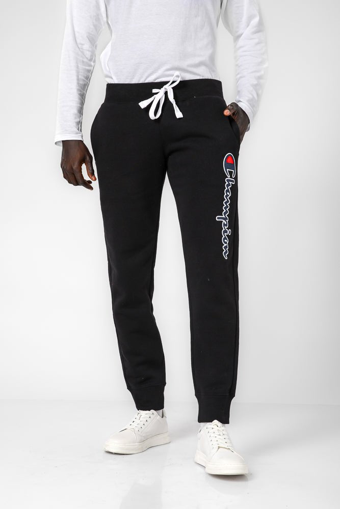 CHAMPION - מכנסיים ארוכים בצבע שחור - MASHBIR//365