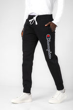 CHAMPION - מכנסיים ארוכים בצבע שחור - MASHBIR//365