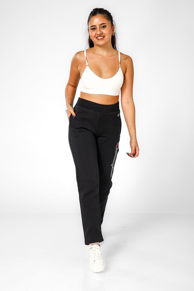 CHAMPION - מכנסיים ארוכים בצבע שחור - MASHBIR//365