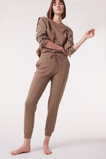 ETAM - מכנסיים ארוכים BUNJI חאקי - MASHBIR//365