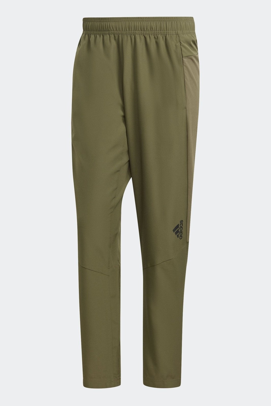 ADIDAS - מכנסיים ארוכים לגברים AEROREADY DESIGNED FOR MOVEMENT בצבע ירוק זית - MASHBIR//365