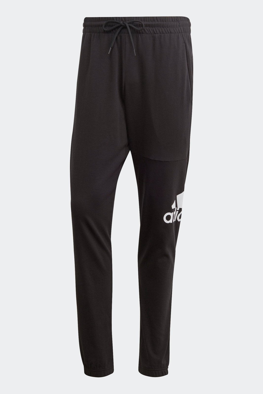 ADIDAS - מכנסיים ארוכים לגברים ESSENTIALS SINGLE JERSEY בצבע שחור - MASHBIR//365