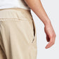 ADIDAS - מכנסיים ארוכים לגברים ESSENTIALS SINGLE JERSEY TAPERED בצבע בז' - MASHBIR//365 - 4