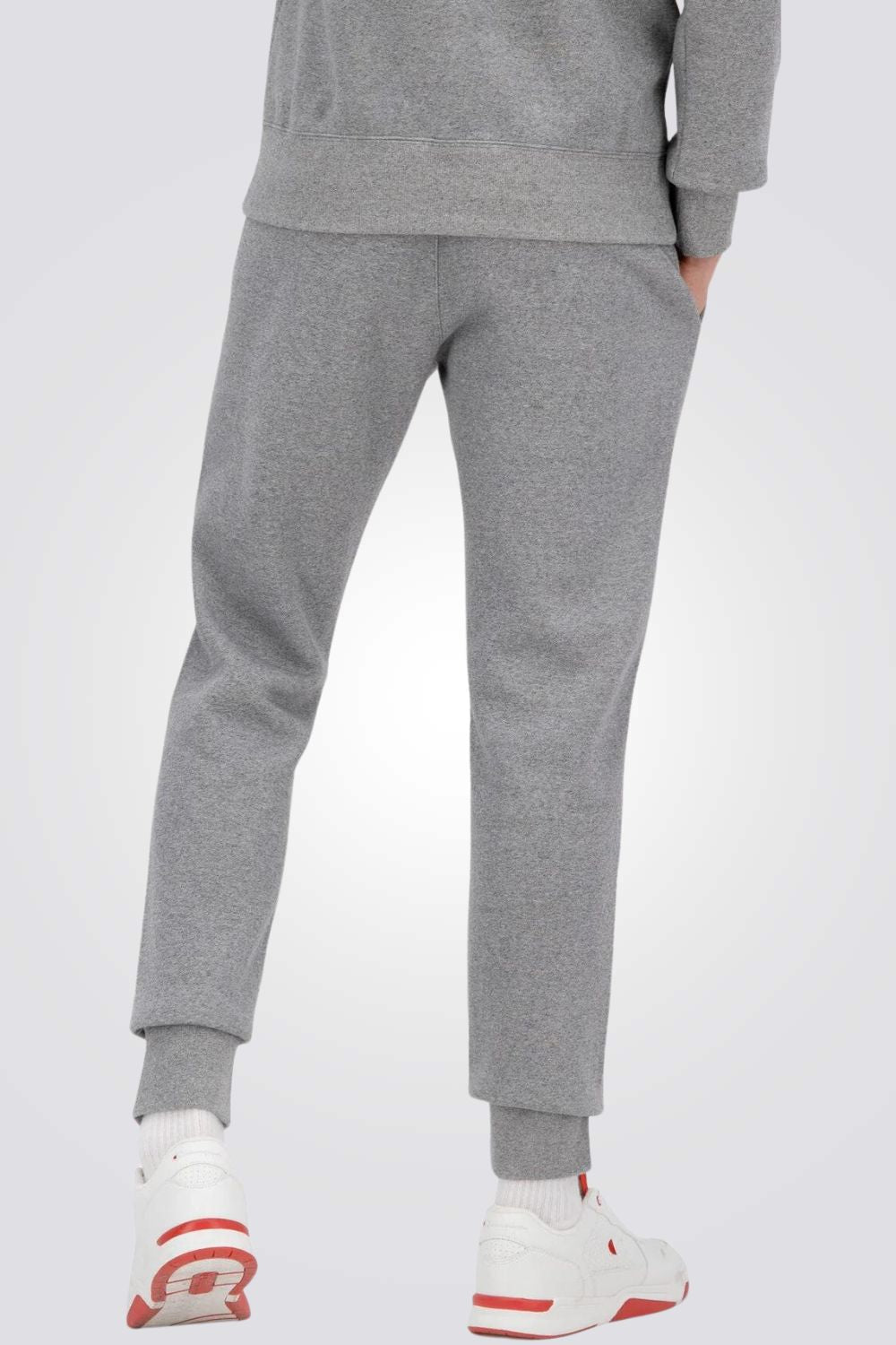 CHAMPION - מכנסיים ארוכים לגברים RIB CUFF בצבע אפור - MASHBIR//365