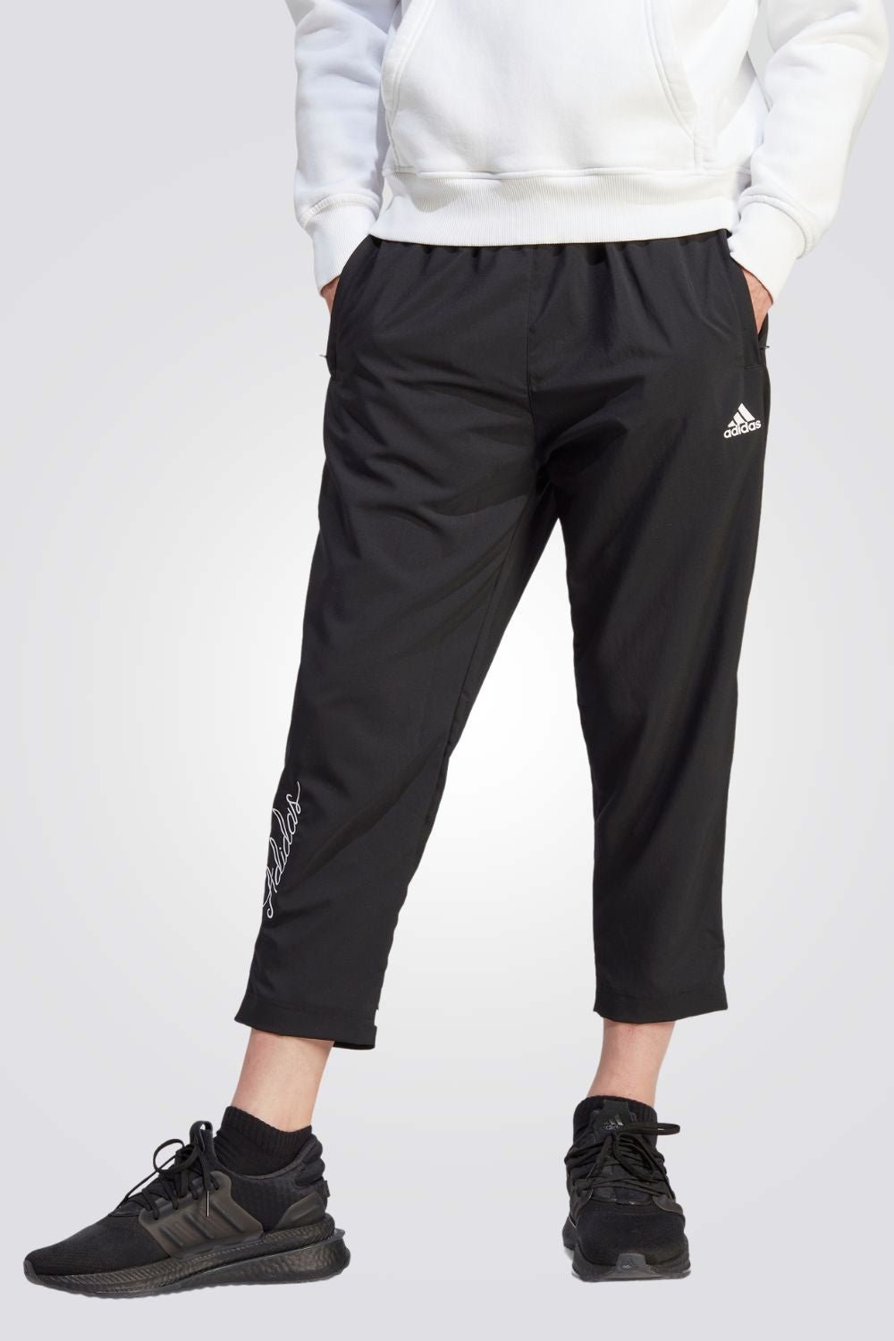 ADIDAS - מכנסיים ארוכים לגברים SCRIBBLE בצבע שחור - MASHBIR//365