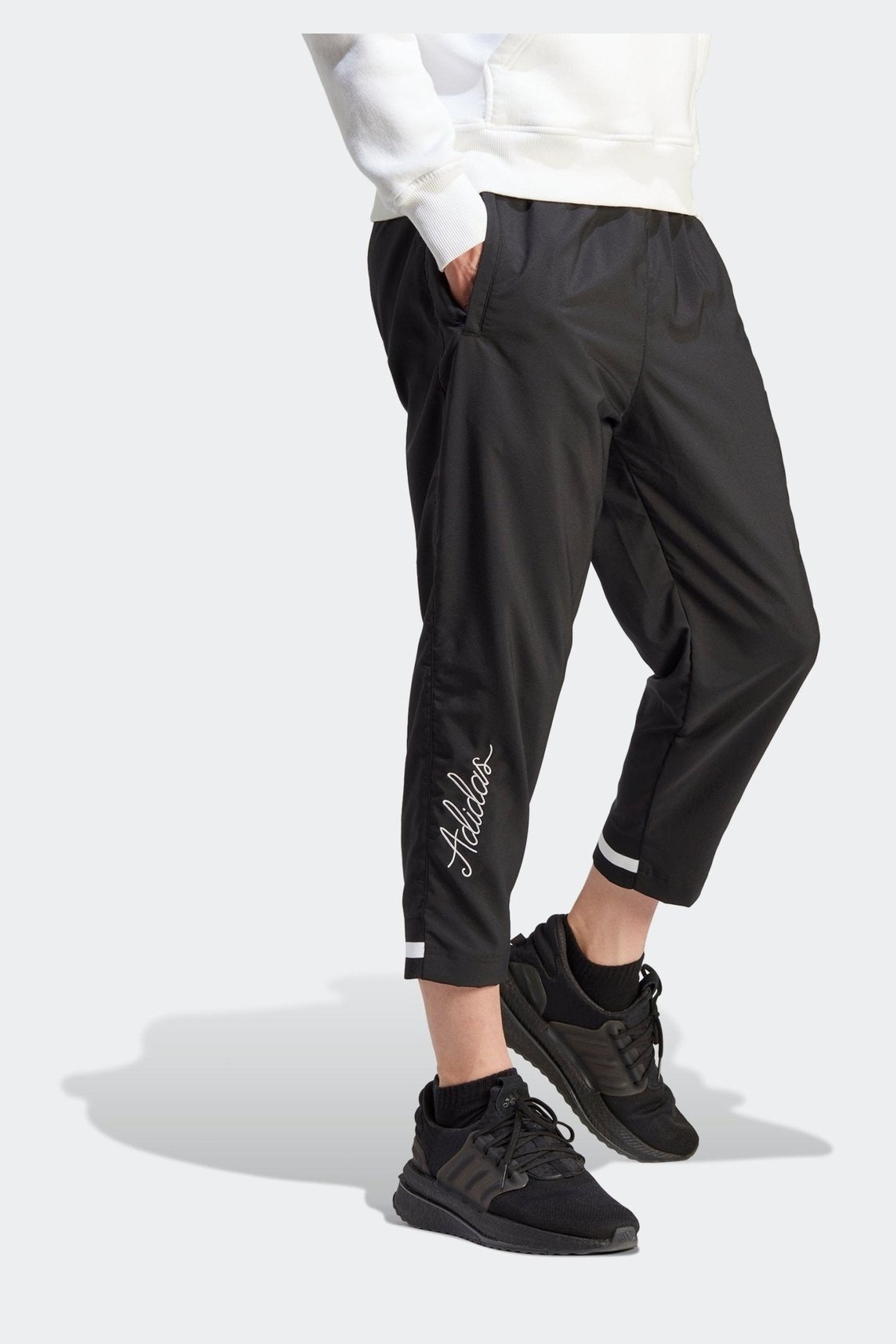 ADIDAS - מכנסיים ארוכים לגברים SCRIBBLE בצבע שחור - MASHBIR//365