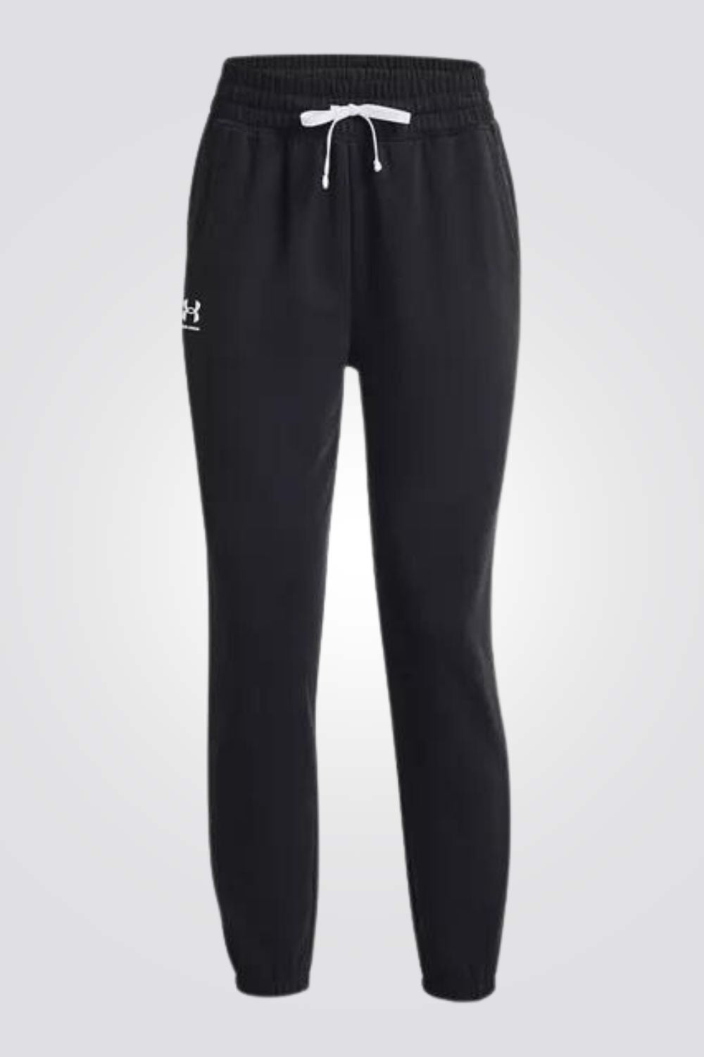 UNDER ARMOUR - מכנסיים ארוכים לנשים בצבע שחור - MASHBIR//365