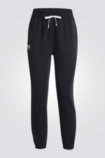 UNDER ARMOUR - מכנסיים ארוכים לנשים בצבע שחור - MASHBIR//365