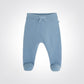 OBAIBI - מכנסיים ארוכים מבד ריב בצבע כחול - MASHBIR//365 - 1
