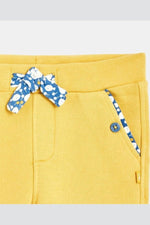OBAIBI - מכנסיים צהובות עם שרוך קשירה לתינוקות - MASHBIR//365