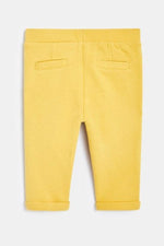 OBAIBI - מכנסיים צהובות עם שרוך קשירה לתינוקות - MASHBIR//365