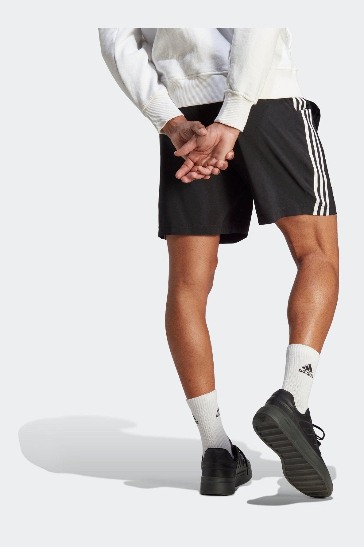 ADIDAS - מכנסיים קצרים AEROREADY בצבע שחור - MASHBIR//365