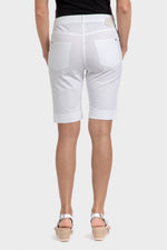 PUNT ROMA - מכנסיים קצרים בצבע לבן - MASHBIR//365