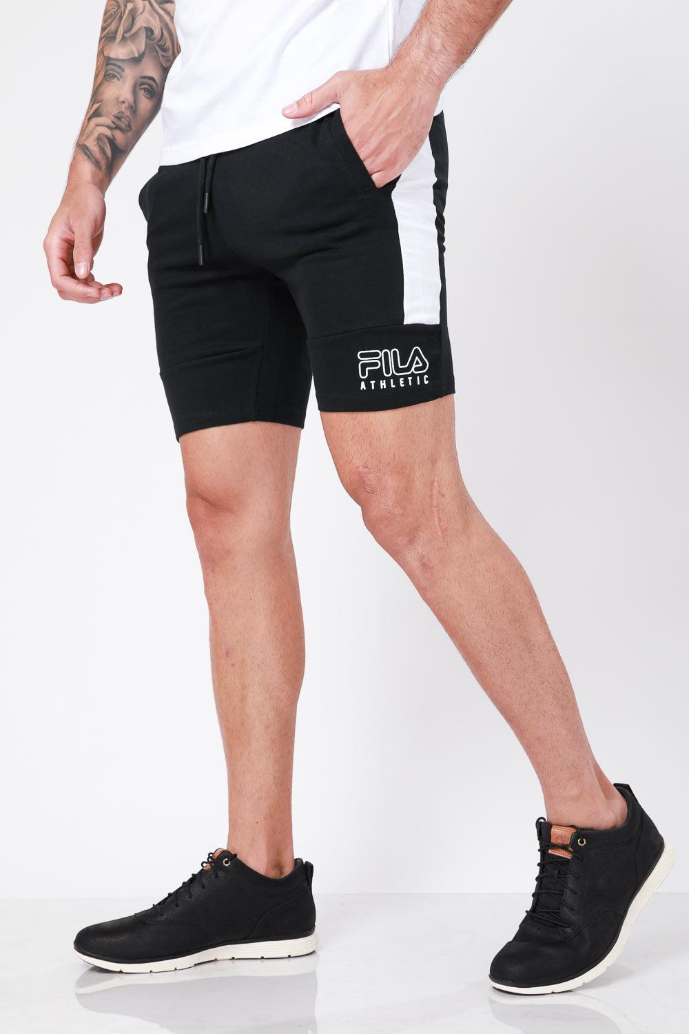 FILA - מכנסיים קצרים בצבע שחור - MASHBIR//365