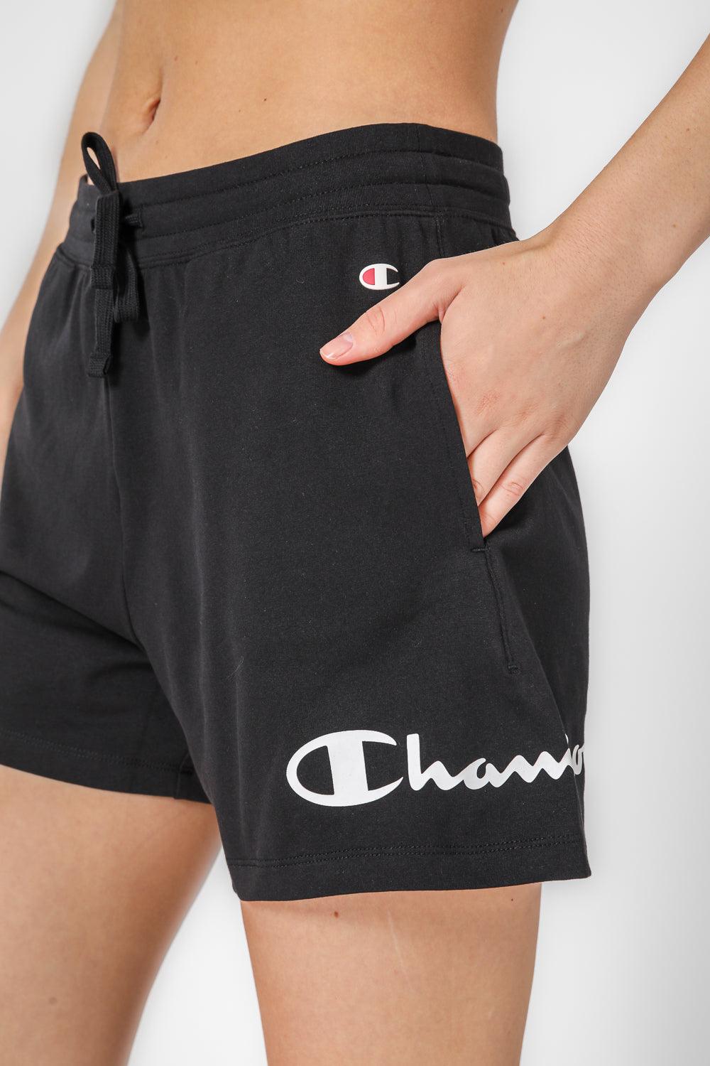 CHAMPION - מכנסיים קצרים בצבע שחור - MASHBIR//365