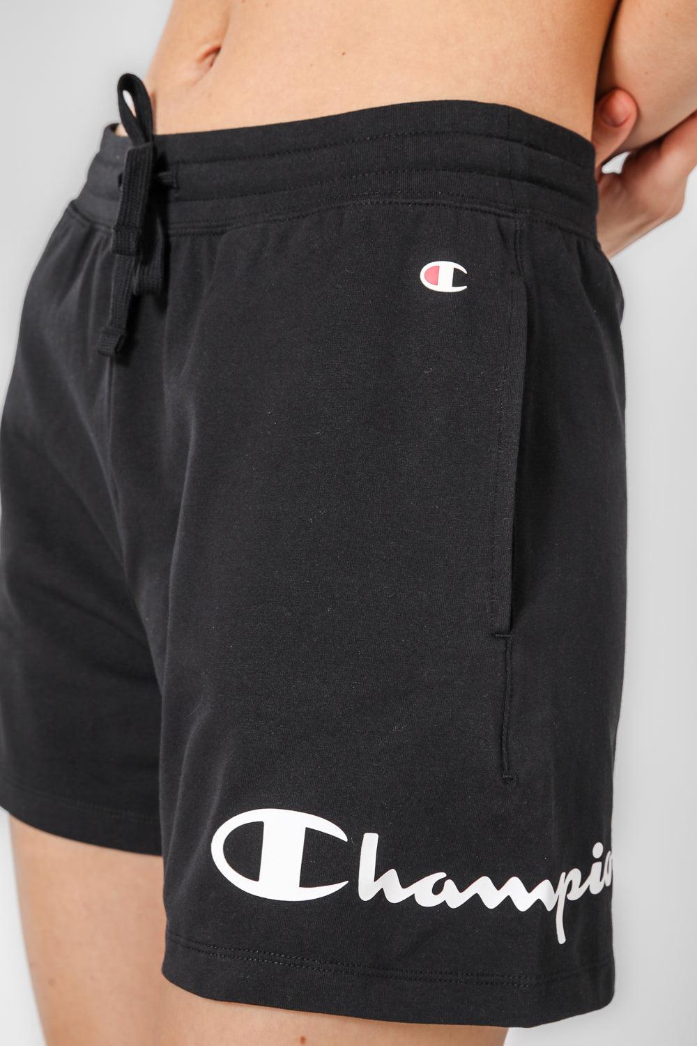 CHAMPION - מכנסיים קצרים בצבע שחור - MASHBIR//365