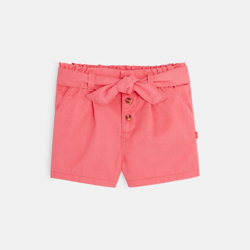 OBAIBI - מכנסיים קצרים בצבע ורוד לתינוקות - MASHBIR//365
