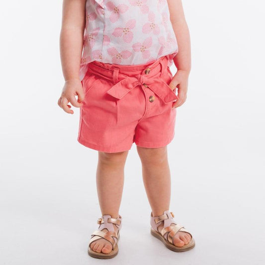 OBAIBI - מכנסיים קצרים בצבע ורוד לתינוקות - MASHBIR//365