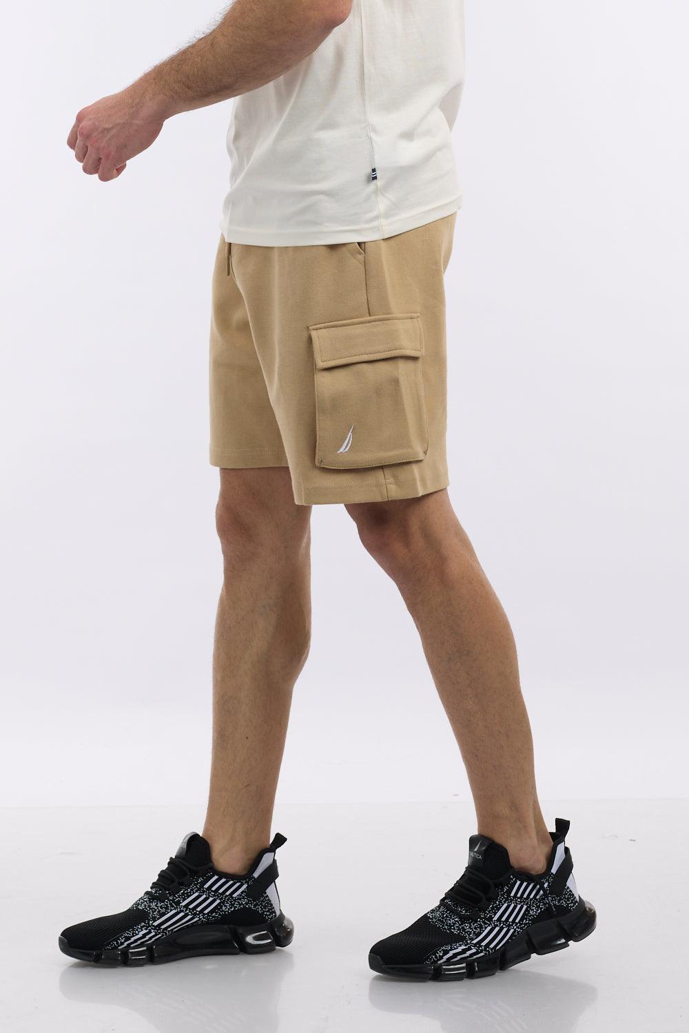 NAUTICA - מכנסיים קצרים בסגנון ”סיילור” בצבע בז' - MASHBIR//365
