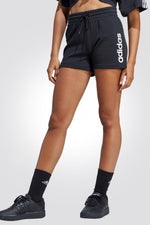 ADIDAS - מכנסיים קצרים ESSENTIALS LINEAR בצבע שחור - MASHBIR//365