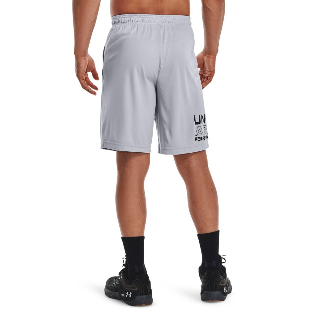 UNDER ARMOUR - מכנסיים קצרים Graphic Logo אפורים - MASHBIR//365