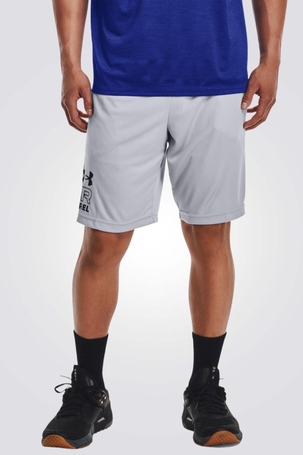 UNDER ARMOUR - מכנסיים קצרים Graphic Logo אפורים - MASHBIR//365