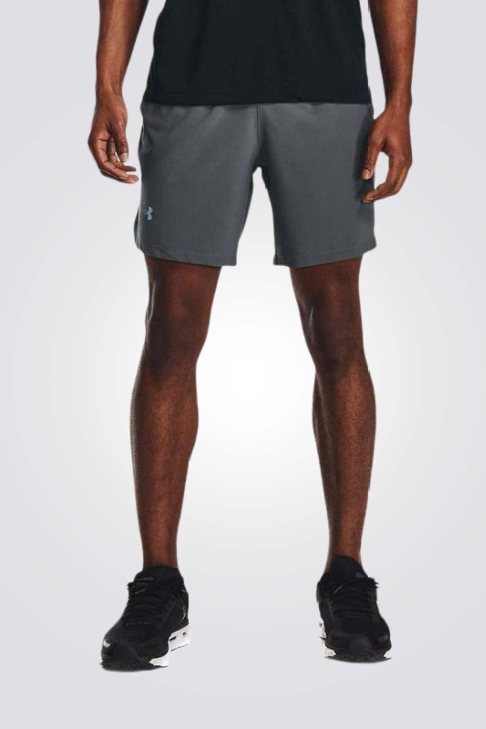 UNDER ARMOUR - מכנסיים קצרים Launch SW 7 אפור - MASHBIR//365