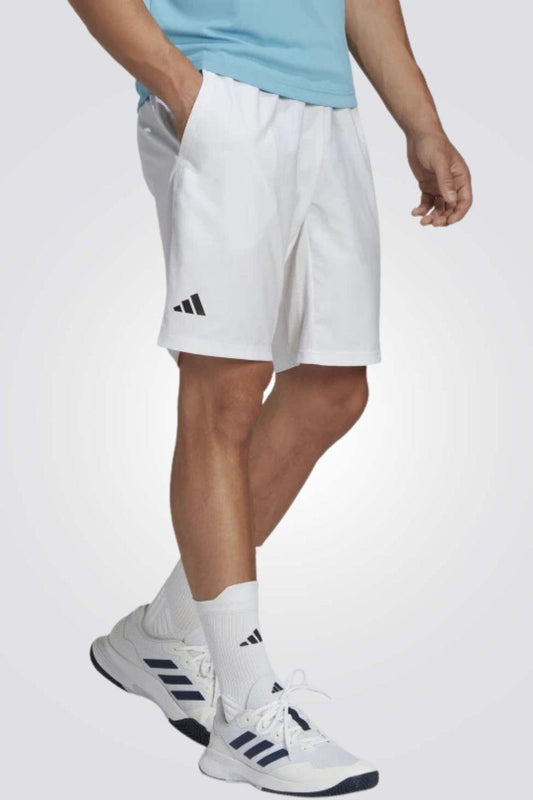ADIDAS - מכנסיים קצרים לגבר CLUB 3STR SHORT בצבע לבן - MASHBIR//365