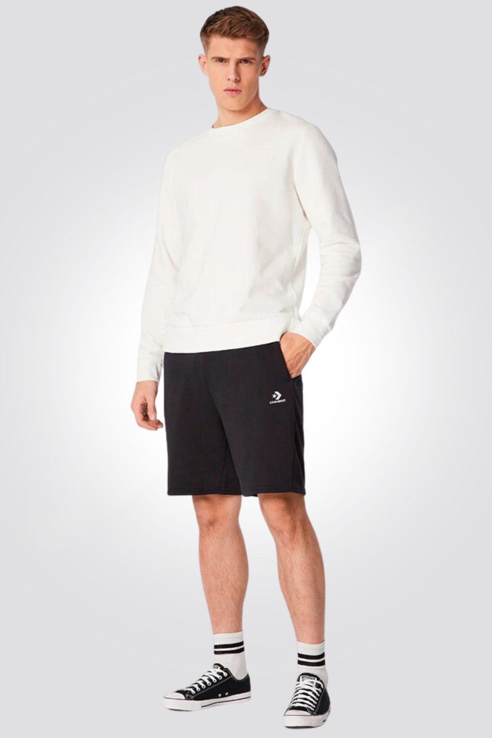 CONVERSE - מכנסיים קצרים לגבר GO-TO STAR CHEVRON בצבע שחור - MASHBIR//365