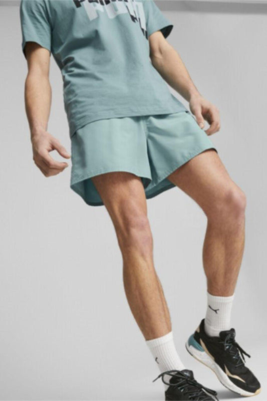 PUMA - מכנסיים קצרים לגבר POWER Puma בצבע מנטה - MASHBIR//365
