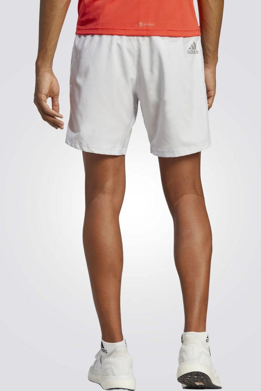 ADIDAS - מכנסיים קצרים לגבר RUN IT SHORT M בצבע אפור בהיר - MASHBIR//365