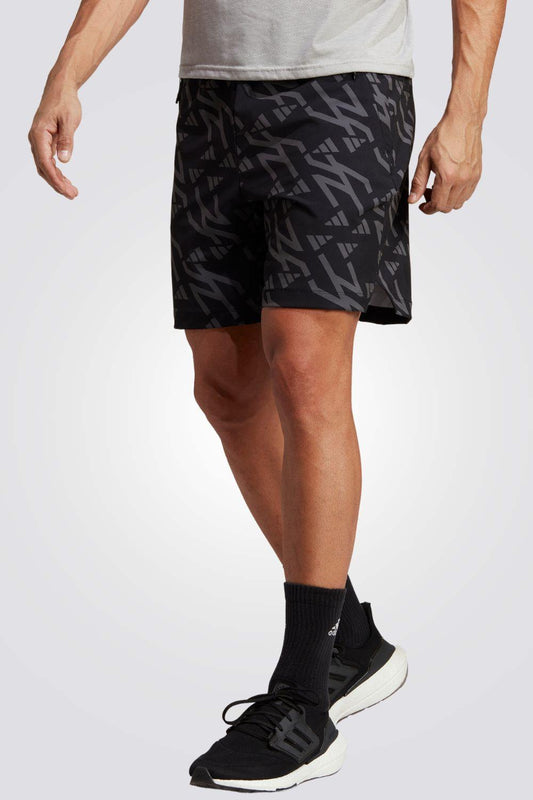 ADIDAS - מכנסיים קצרים לגבר TRAIN ICONS 3-STRIPES בצבע שחור - MASHBIR//365