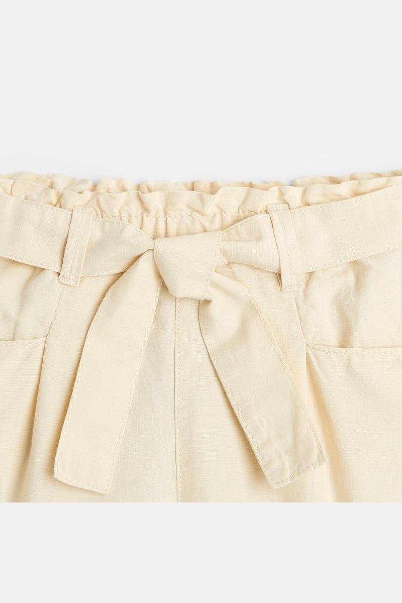 OKAIDI - מכנסיים קצרים לילדות בצבע בז' - MASHBIR//365