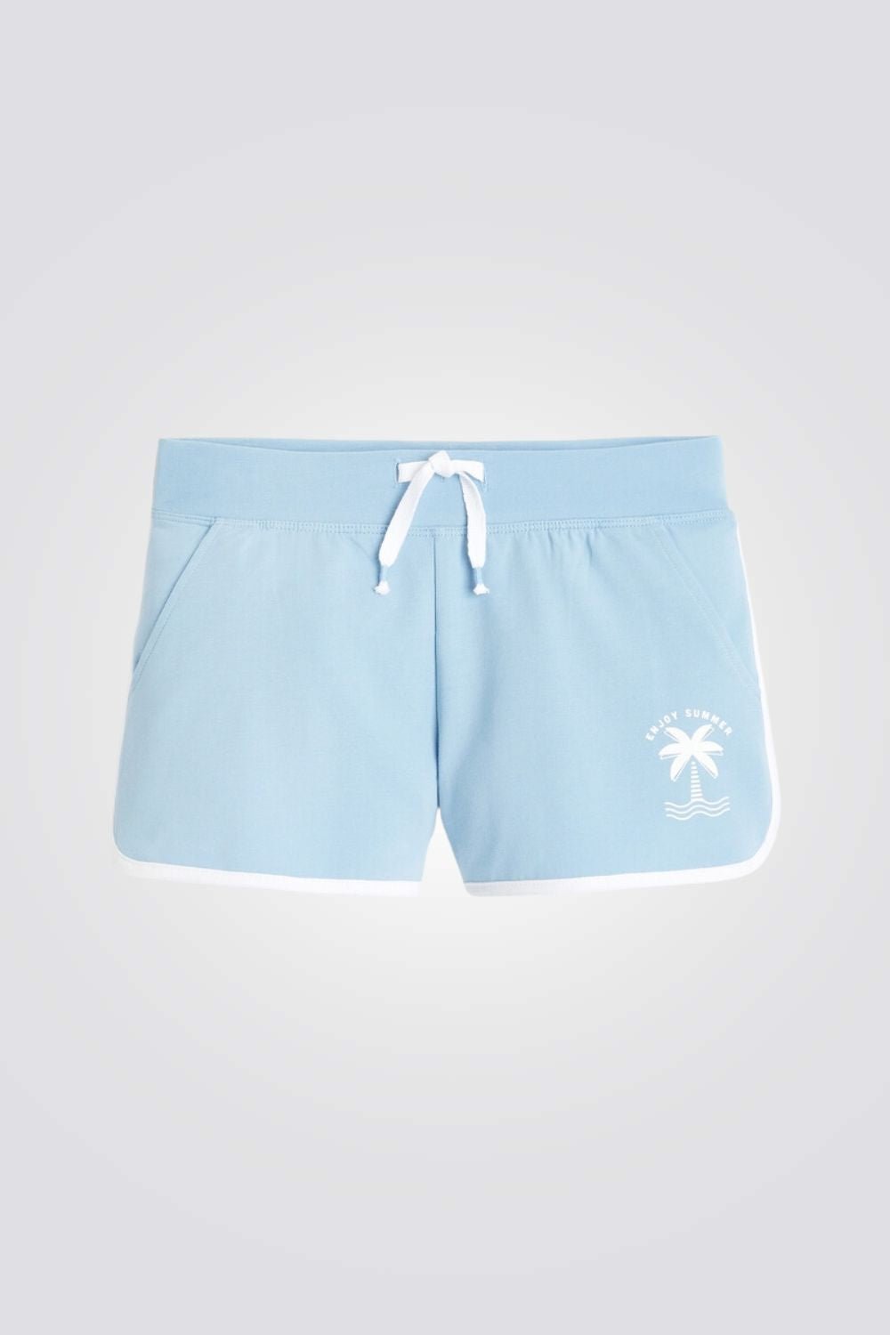OKAIDI - מכנסיים קצרים לילדות בצבע תכלת - MASHBIR//365