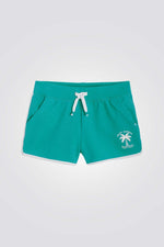 OKAIDI - מכנסיים קצרים לילדות בצבע טורקיז - MASHBIR//365