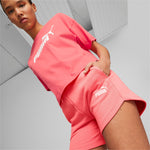 PUMA - מכנסיים קצרים לנשים בצבע ורוד - MASHBIR//365