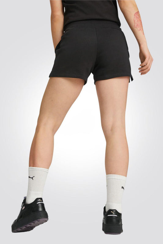 PUMA - מכנסיים קצרים לנשים FLOWER POWER בצבע שחור - MASHBIR//365