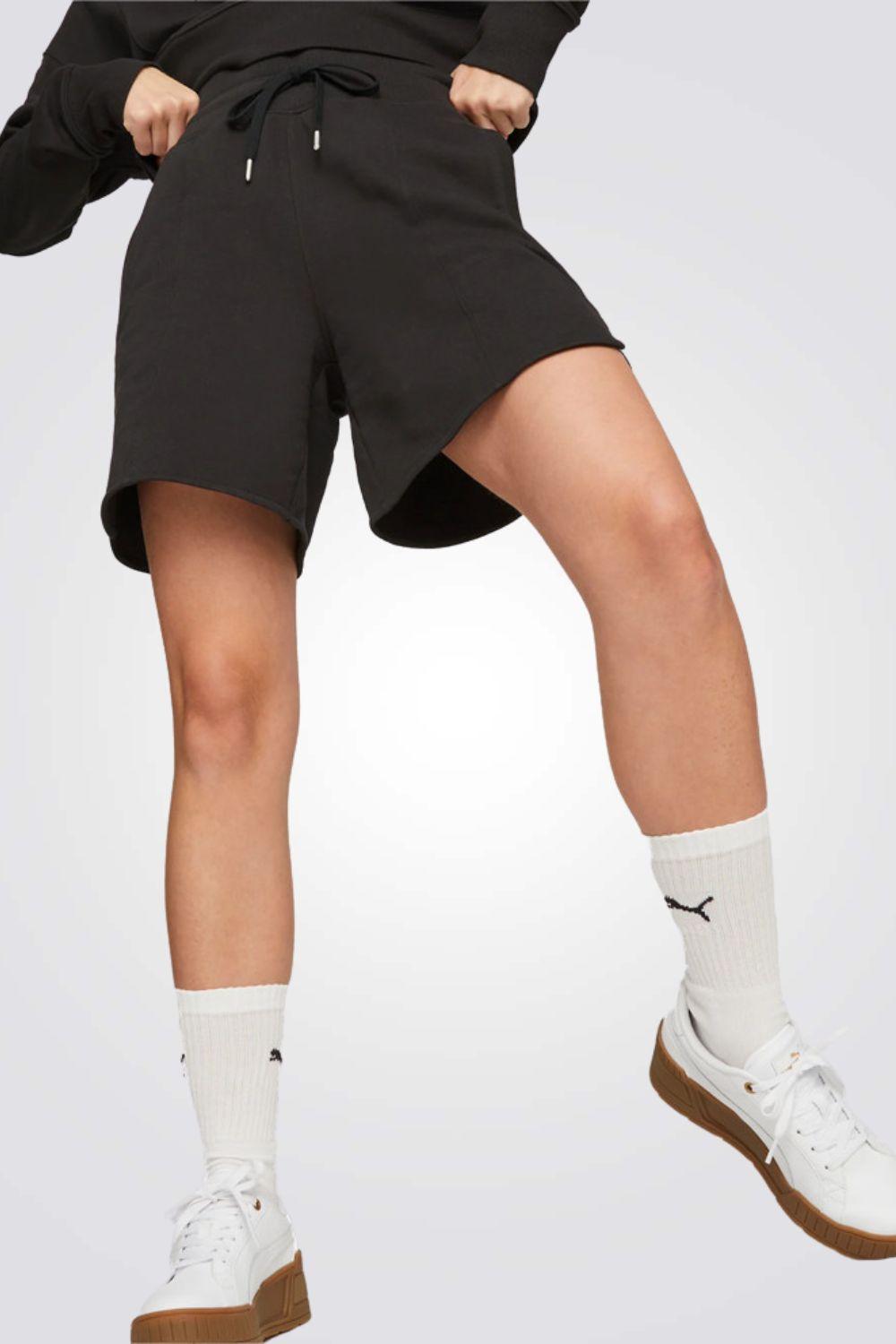 PUMA - מכנסיים קצרים לנשים HER Shorts בצבע שחור - MASHBIR//365